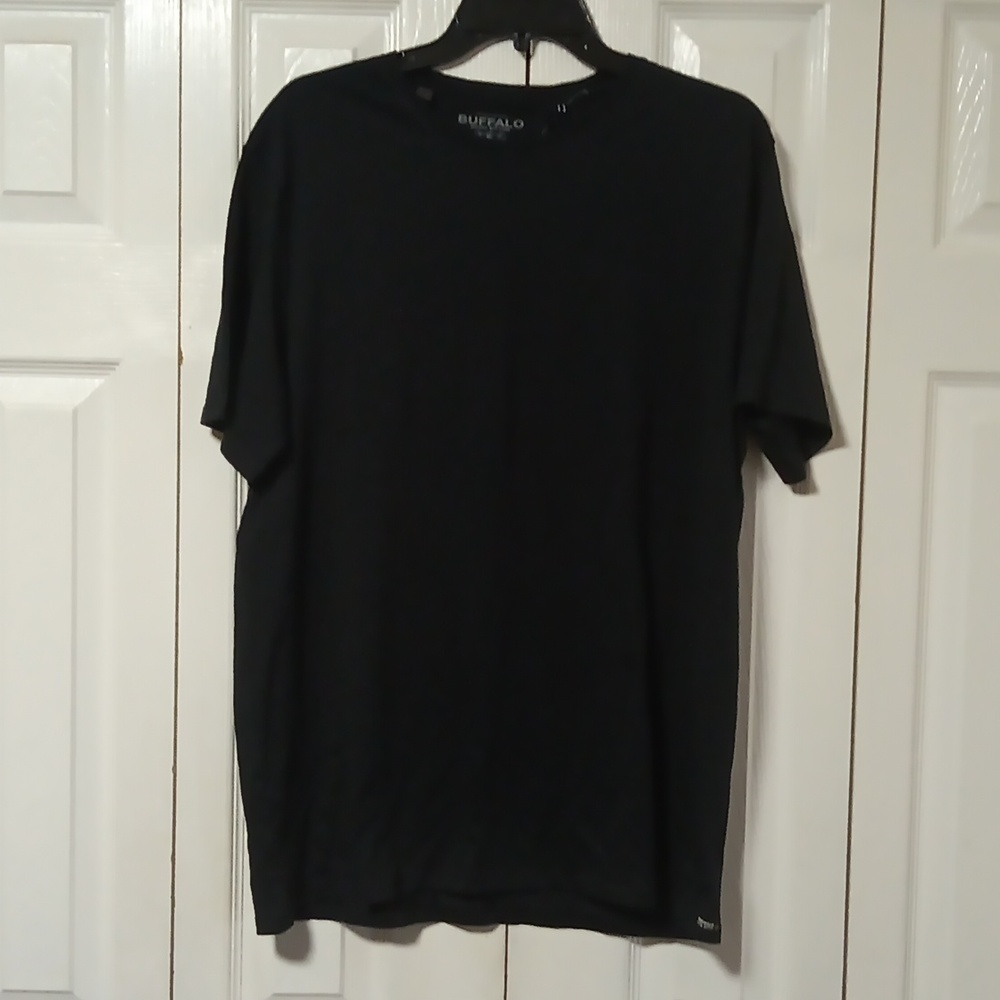 Buffalo David Bitton Classic Black Tee - Picture 2 of 7